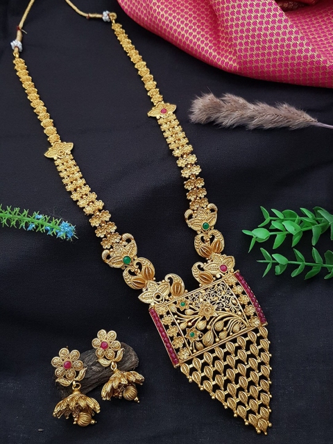 

GRIIHAM Gold-Plated Designer Long Jewellery Set