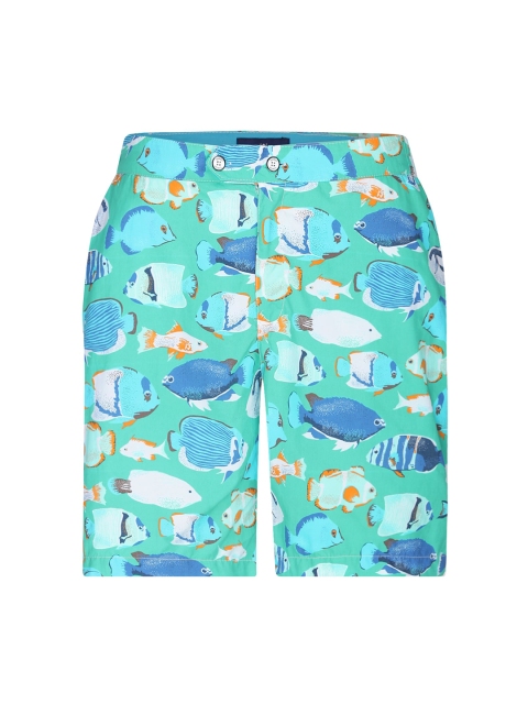 

HACKETT LONDON Men Green Printed Shorts