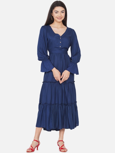 

DIVA WALK EXCLUSIVE Blue Midi Dress