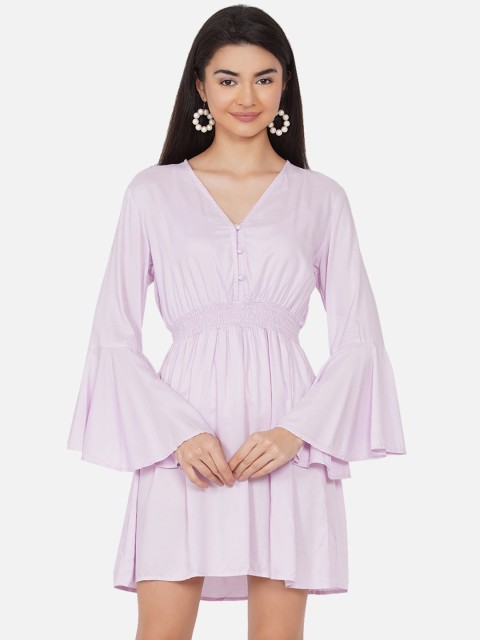 

DIVA WALK EXCLUSIVE Purple Crepe Dress