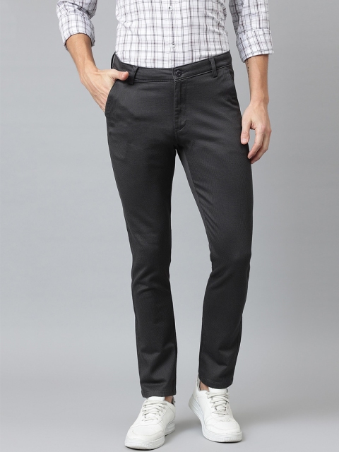 

Richlook Men Blue Smart Slim Fit Solid Casual Trousers
