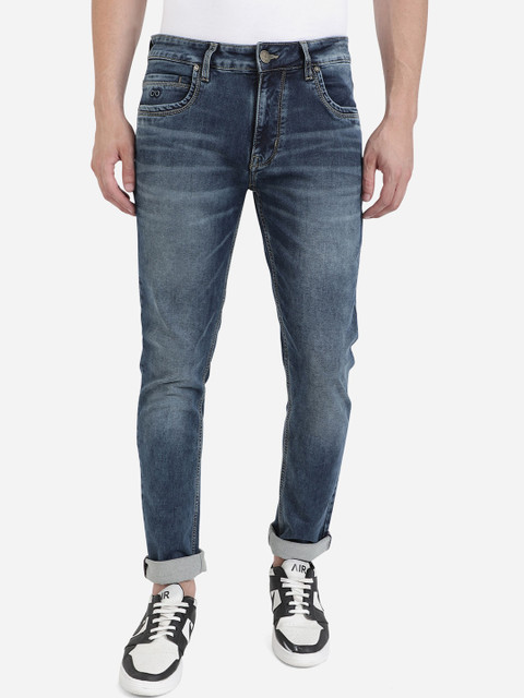 

JADE BLUE Men Blue Slim Fit Heavy Fade Stretchable Jeans