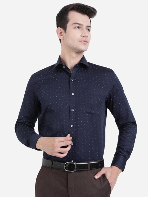 

JADE BLUE Men Navy Blue Printed Formal Shirt