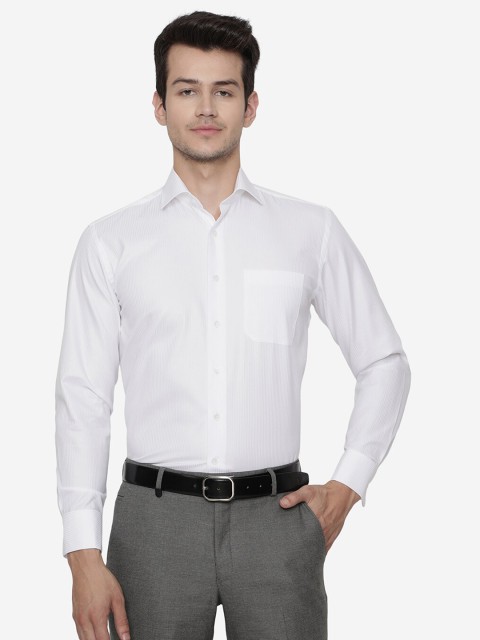 

JADE BLUE Men White Formal Shirt