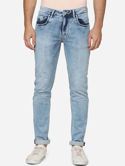 

JADE BLUE Men Blue Slim Fit Heavy Fade Stretchable Jeans