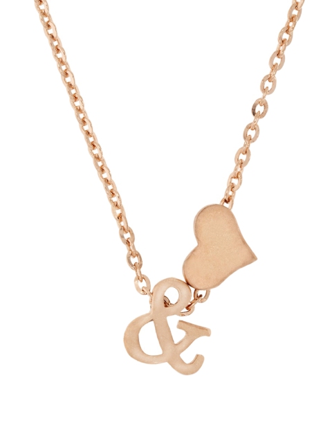 

ANAYRA Women 925 Sterling Silver Gold-Plated Heart Pendant with Link Chain
