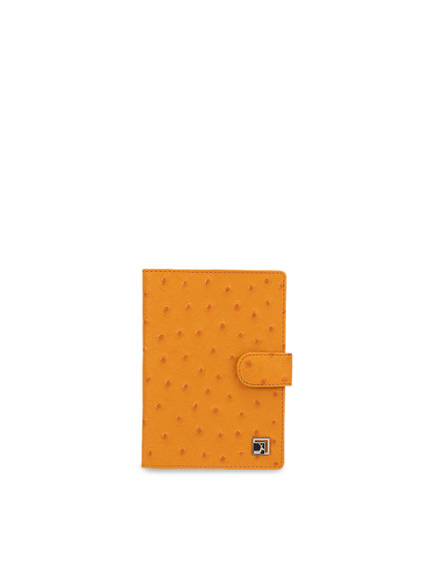 

Da Milano Orange Textured Leather Passport