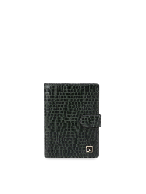 

Da Milano Green Textured Leather Passport Cover