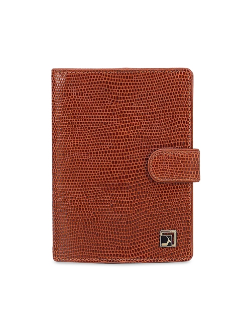 

Da Milano Brown Textured Leather Passport Cover