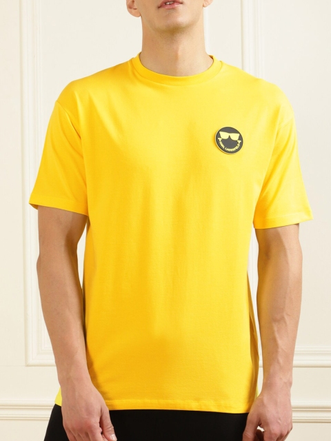 

Karl Lagerfeld Men Yellow T-shirt