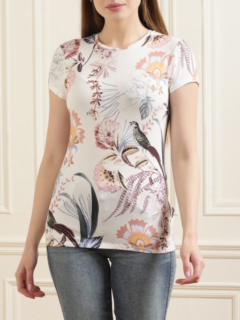 

Ted Baker White Floral Print Top