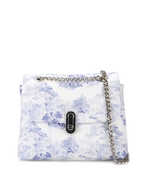 

Ted Baker White Printed Leather Swagger Sling Bag
