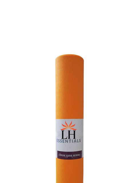 

LUXEHOME INTERNATIONAL Orange Solid Yoga Mat