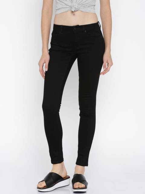 

ONLY Women Black Skinny Fit Stretchable Jeans