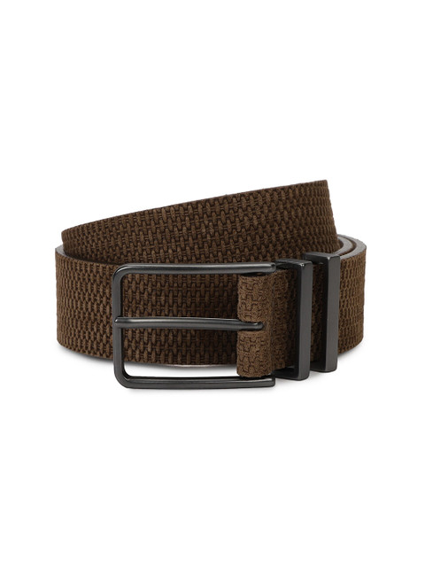 

HACKETT LONDON Men Brown Leather Belt