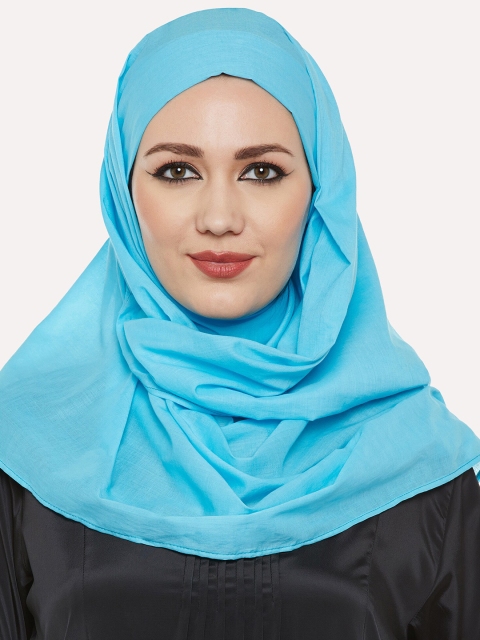 

MOMIN LIBAS Women Turquoise Blue Scarf