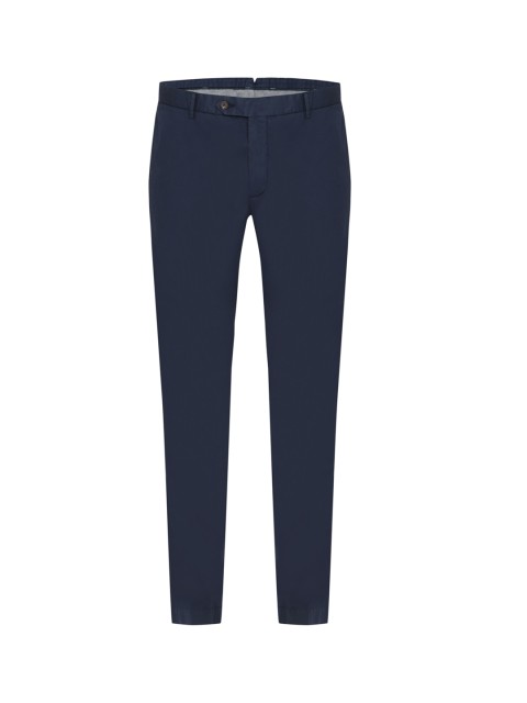 

HACKETT LONDON Men Navy Blue Easy Wash Trousers
