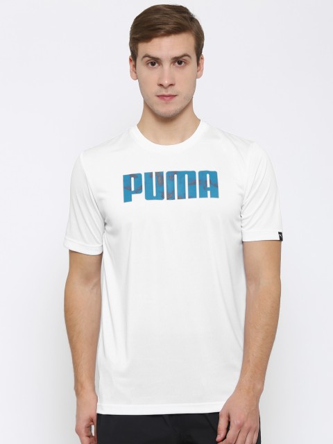 

Puma White Future Tec Printed Slim Fit T-shirt