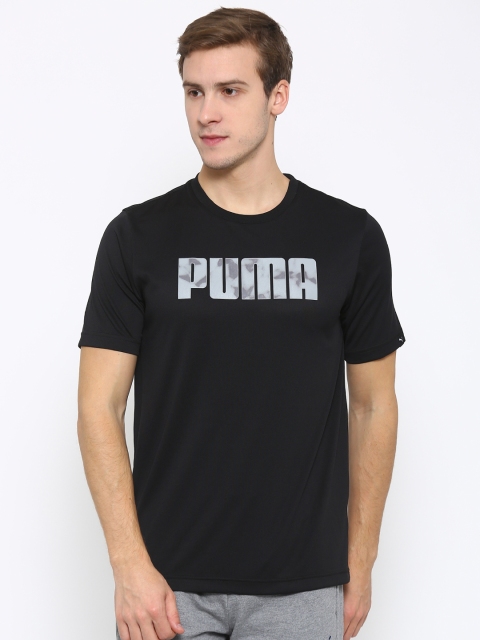 

Puma Men Black Future Tec Printed Slim Fit T-shirt