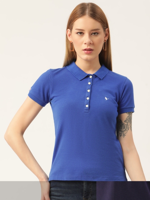 

AM SWAN Women Pack of 2 T-shirts, Blue