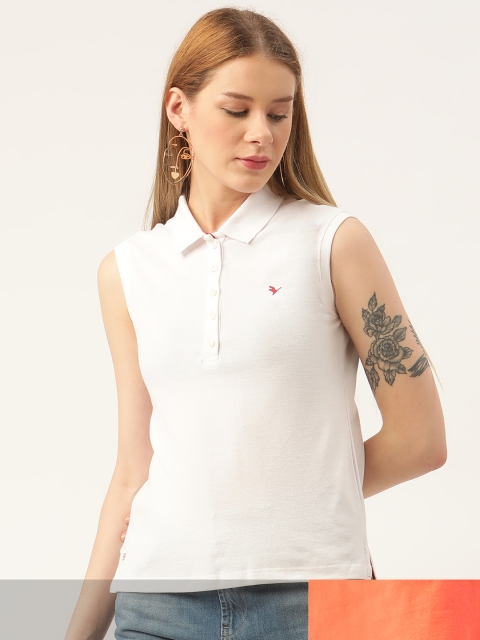 

AM SWAN Women Pack of 2 T-shirts, Coral