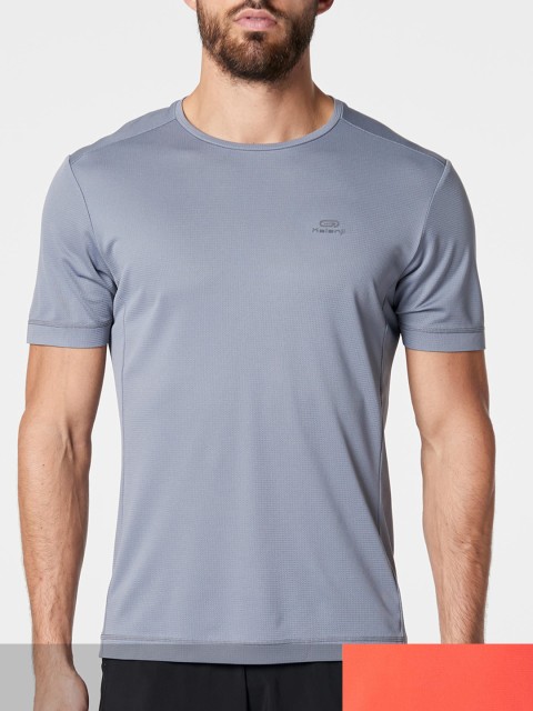 

Kalenji By Decathlon Men Pack of 2 Solid T-shirts, Coral