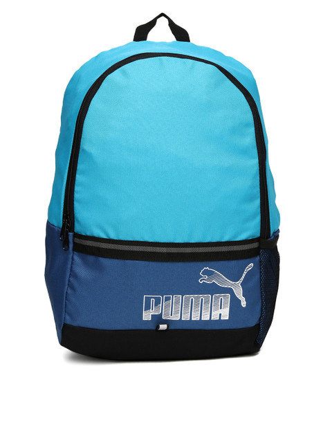 

Puma Unisex Blue Phase II Colourblocked Backpack