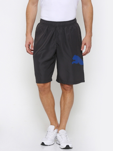 

Puma Men Charcoal Grey ESS Big Cat Regular Fit Sports Shorts