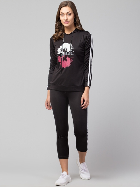 

FurryFlair Women Black Tracksuits