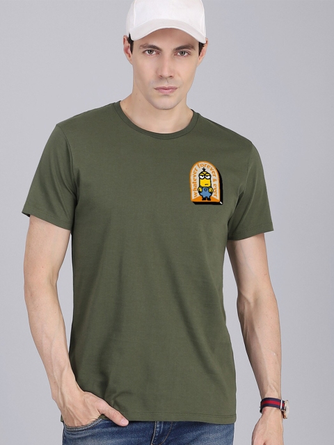 

Free Authority Men's Green Minions Applique T-shirt