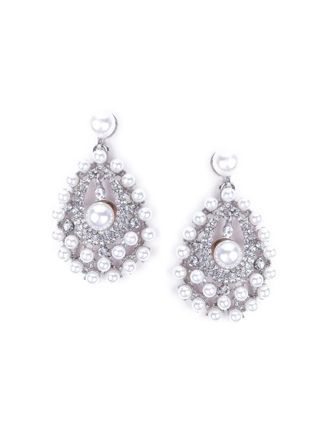 

ODETTE White Classic Drop Earrings