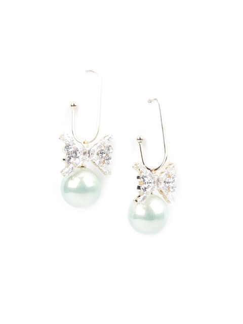 

ODETTE Women Green Classic Studs Earrings