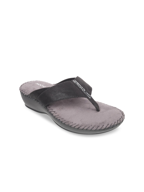 

Mochi Black Wedge Sandals