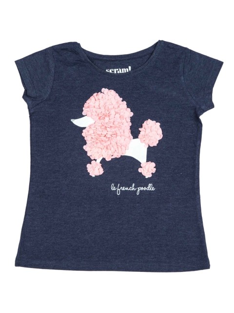 

SCRAM Girls Blue Printed T-shirt