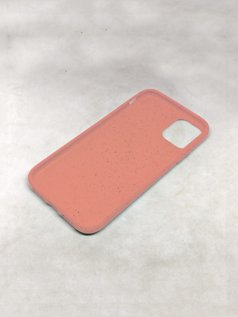 

macmerise Peach Solid Eco Friendly iPhone 12 Back Cover