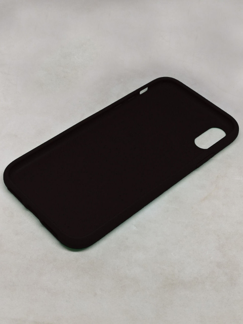 

macmerise Black Solid Eco-ver Solid iPhone XS Max Back Case