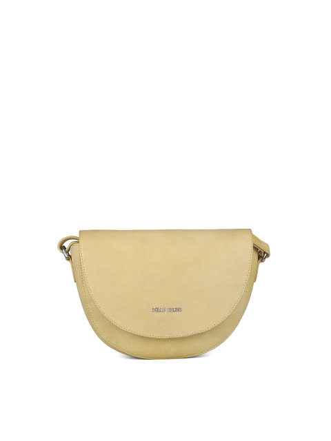 

PELLE LUXUR Women Lime Green Messenger Bag