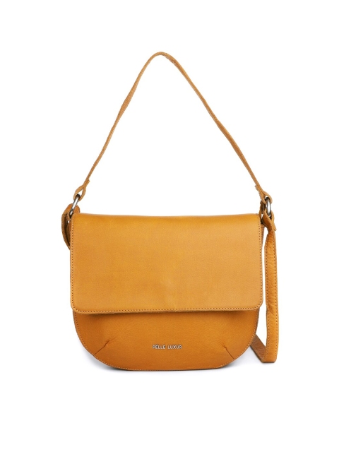 

PELLE LUXUR Women Yellow Messenger Bag