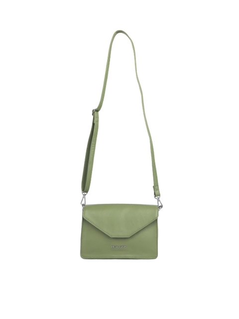 

PELLE LUXUR Women Green Messenger Bag