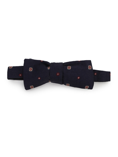 

HACKETT LONDON Men Navy Blue & Red Printed Bow Tie