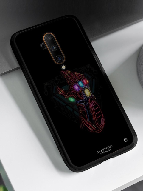 

macmerise Multicoloured LED OnePlus 7T Pro Back Case, Multi