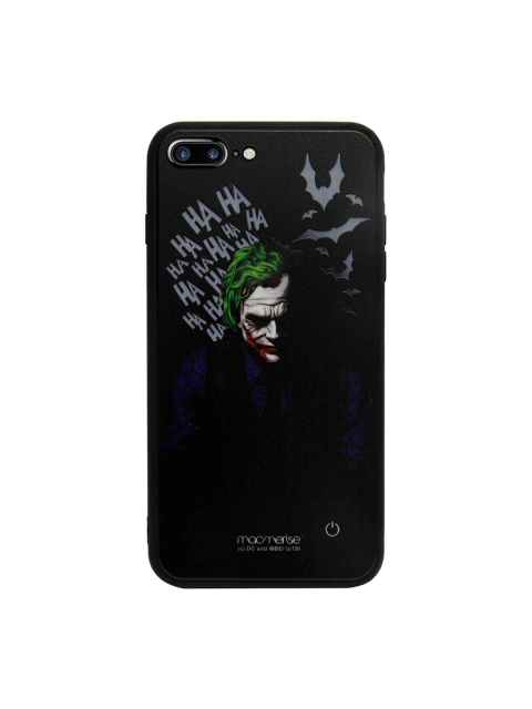 

macmerise Black & Grey Guy with a Plan Printed Lumous LED iPhone 7 Plus Back Case