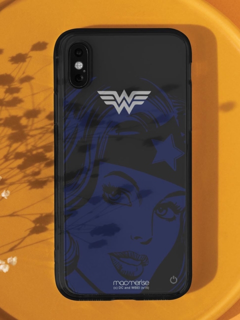 

macmerise Multicoloured Wonder Woman LED iPhone X Back Case, Multi