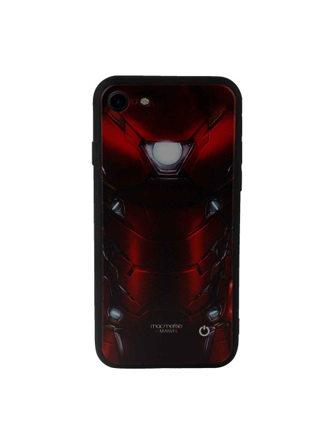 

macmerise Black Printed Suit up Ironman - Lumous LED iPhone 7 Back Case