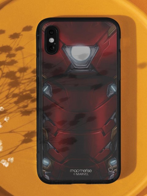 

macmerise Multicolor Suit up Ironman Lumous LED iPhone X Back Case, Multi