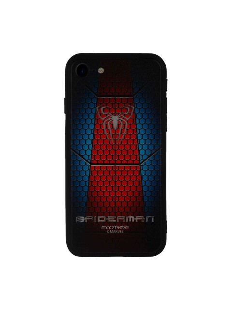 

macmerise Spider Web Suit Printed Lumous LED iPhone 7 Back Case, Multi