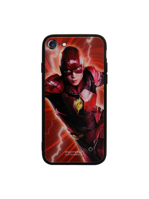 

macmerise Red Printed Lightspeed Flash Lumous LED iPhone 7 Back Case