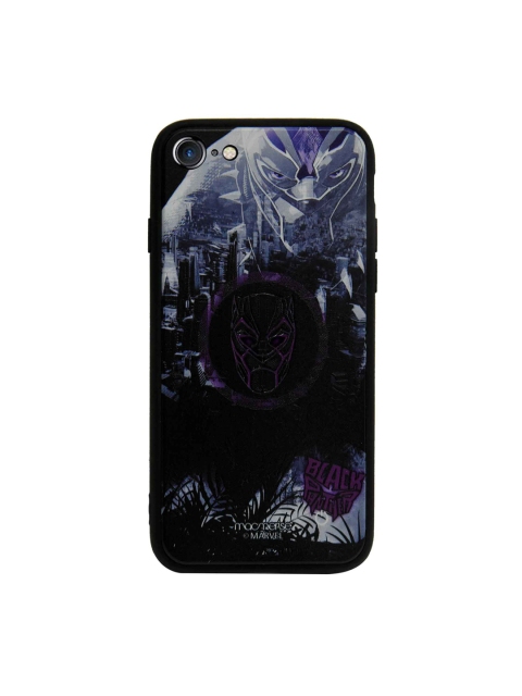 

macmerise Multicolor King of Wakanda Lumous LED iPhone 7 Back Case, Multi
