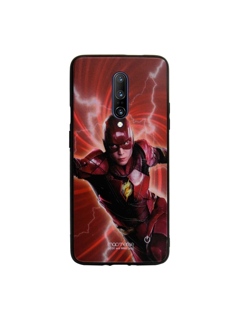 

macmerise Red & Black Printed Lightspeed Flash OnePlus 7 Pro Back Case