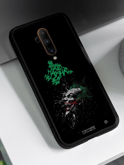 

macmerise Black & Green Sinister Joker Laugh OnePlus 7T Pro Lumous LED Phone Case